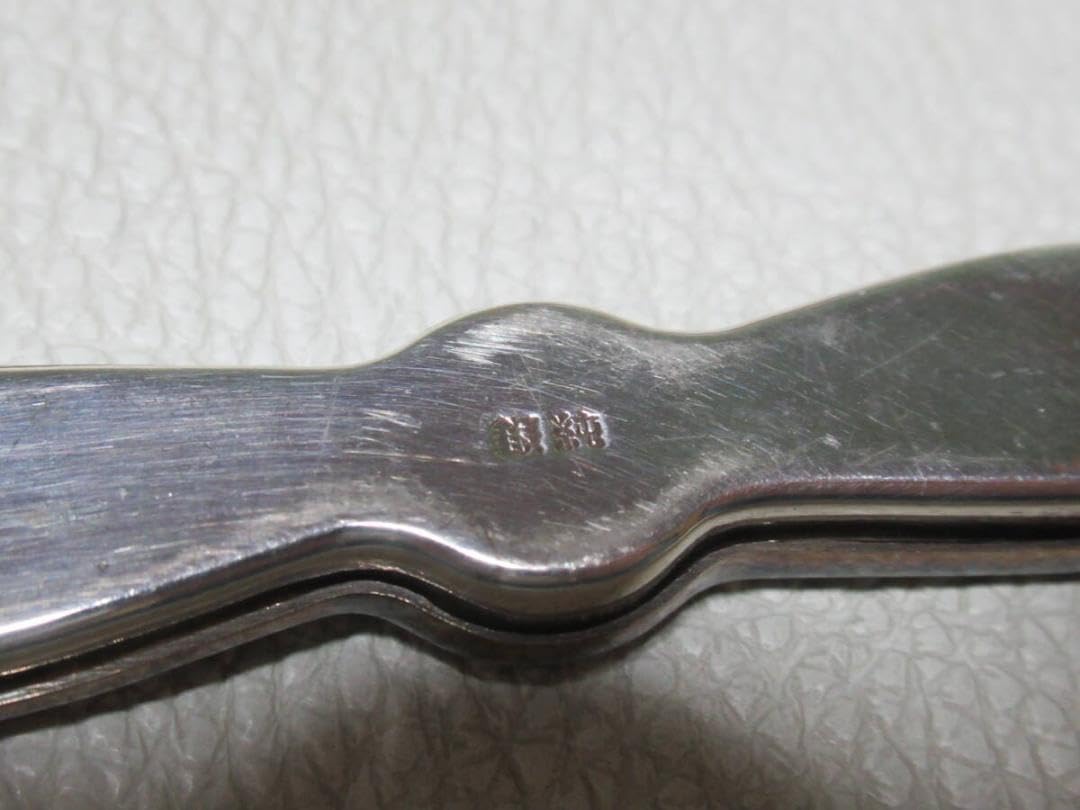 極愛国号三式戦飛燕島津製作所 陸軍献納機記念 純銀製 戦闘機型楊枝